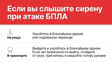 Что делать, если вы слышите сирену при атаке БПЛА? Что делать, если вы слышите сирену при атаке БПЛА?.
